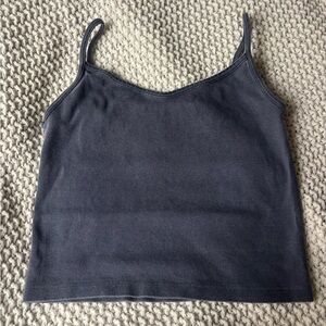 Brandy Melville Navy Blue Spaghetti Strap Tank Top